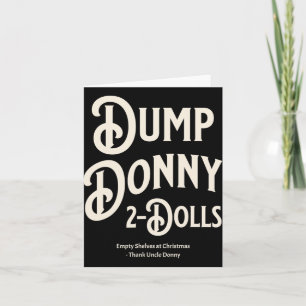 Donny 2 Dollar - Trump-Zolltarife - Spaß C Karte