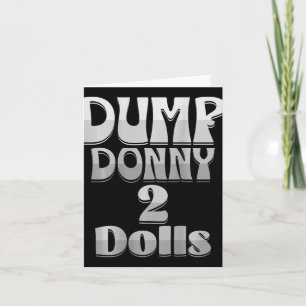 Donny 2 Dollar - Trump-Zolltarife - Spaß C Karte