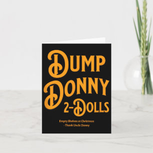Donny 2 Dollar - Trump-Zolltarife - Spaß C Karte