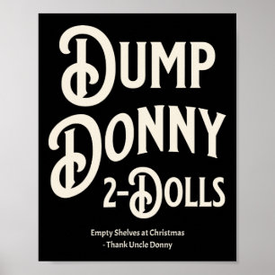 Donny 2 Dollar - Trump-Zolltarife - Spaß C Poster