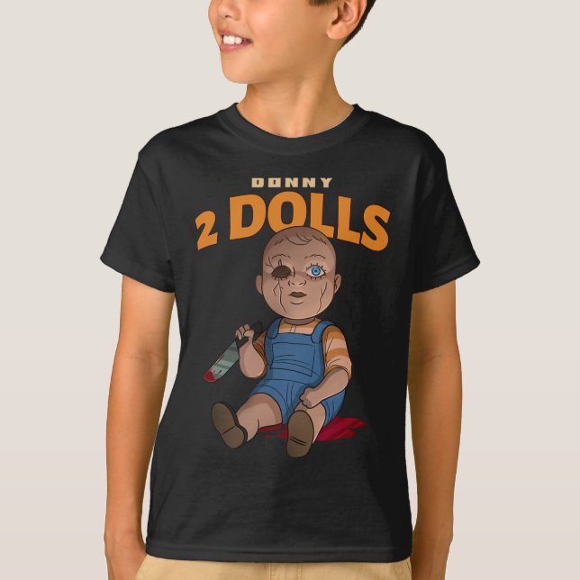 Donny 2 Dolls Anti-trump Cruel Doll (halloween)  T-Shirt (Vorderseite)