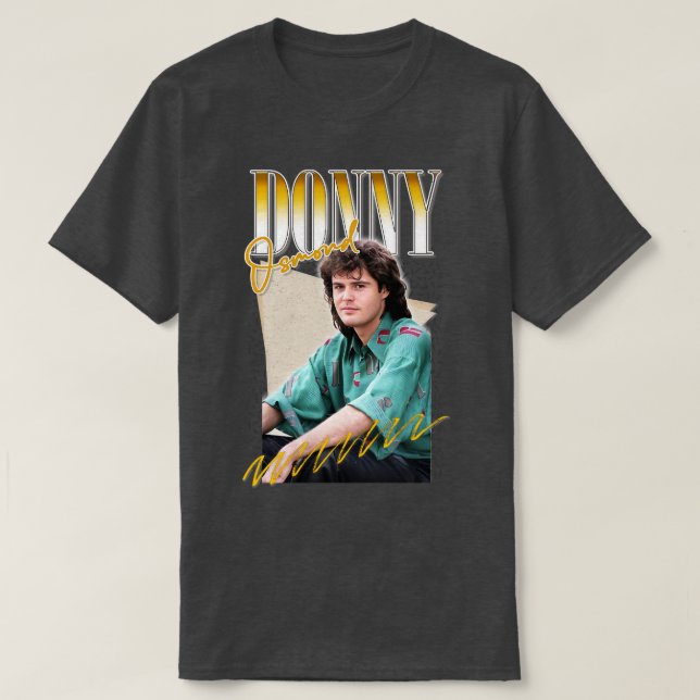 Donny Osmond Retro ästhetisches Fan Design T-Shirt (Design vorne)