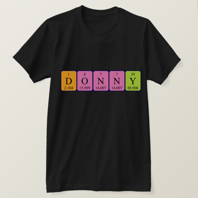 Donny Periodenname Shirt (Design vorne)