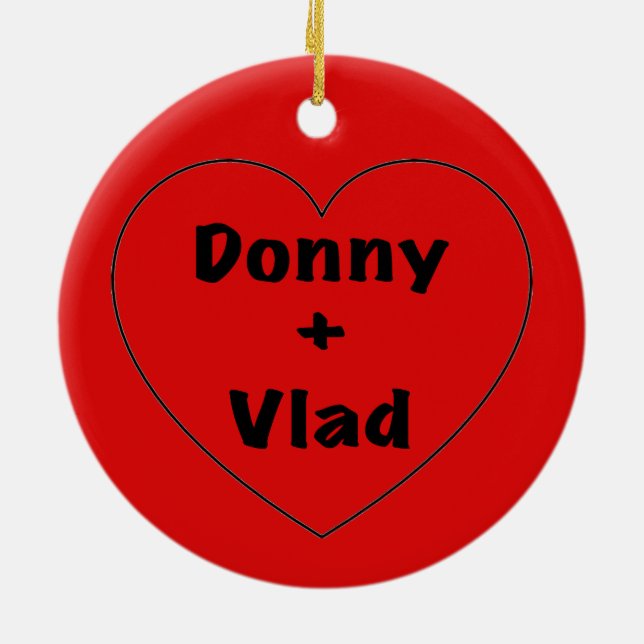 Donny + Vlad Keramik Ornament (Hinten)