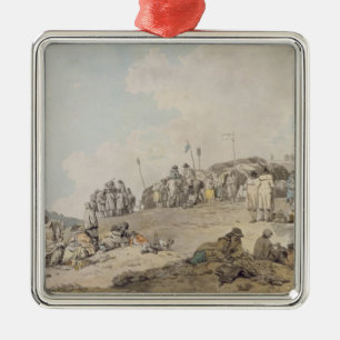 Donnybrook angemessen, 1782 (Stift, Tinte und w/c Ornament Aus Metall