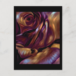Donnybrook Rose Abstrakt Art Postkarte