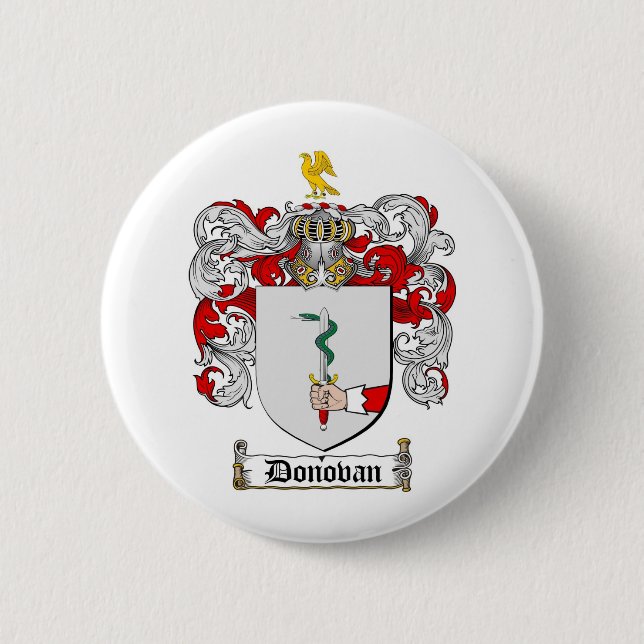 DONOVAN FAMILIENWAPPEN - DONOVAN WAPPEN BUTTON (Vorderseite)