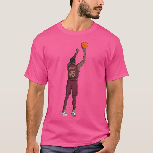 Donovan Mitchell - Cleveland Cavaliers Basketball T-Shirt (Vorderseite)