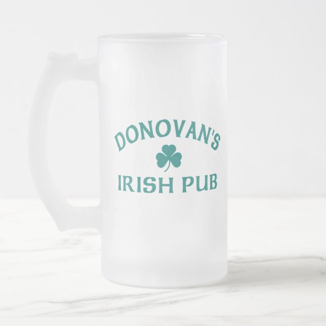 Donovan's Irish Pub Mattglas Bierglas (Links)
