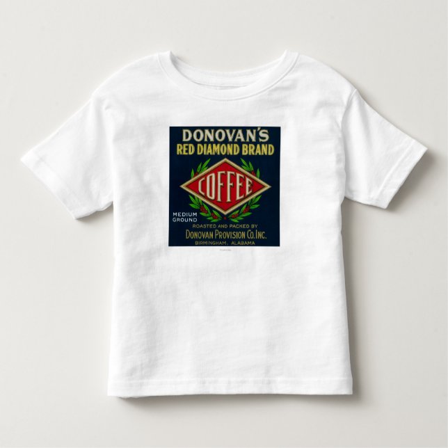 Donovans Kaffee LabelBirmingham, AL Kleinkind T-shirt (Vorderseite)