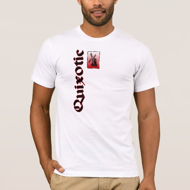 Donquichotischer Windmühle Ala Don Quijote T-Shirt (Vorderseite)