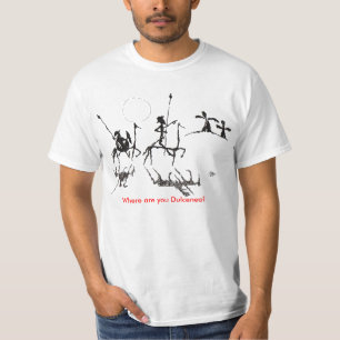 Donquijote-y-sanchopanza, wo sind Sie Dulcenea? T-Shirt