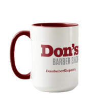 Don's Barber Shop - Red Logo Coffee Tasse