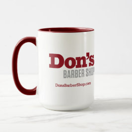 Don's Barber Shop - Red Logo Coffee Tasse