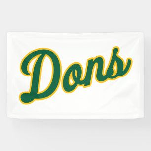 Dons Schrift-Logo Banner