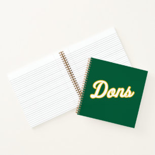 Dons Schrift-Logo Notizbuch