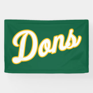 Dons Schriftzug-Logo Banner