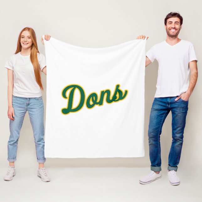 Dons Schriftzug-Logo Fleecedecke (Beispiel)