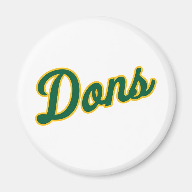 Dons Schriftzug-Logo Magnet (Vorne)