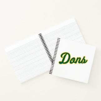 Dons Schriftzug-Logo Notizbuch