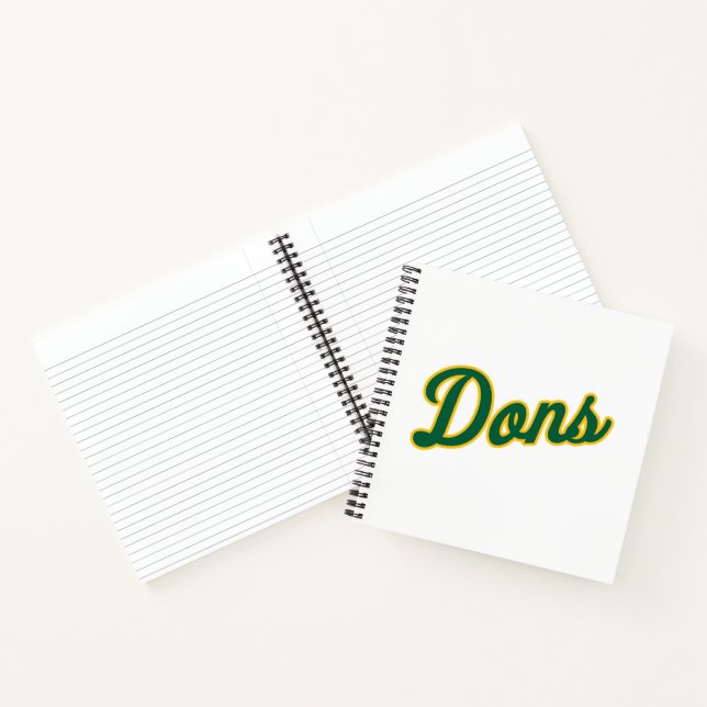 Dons Schriftzug-Logo Notizbuch (Innenseite)