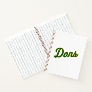 Dons Schriftzug-Logo Notizbuch