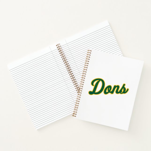 Dons Schriftzug-Logo Notizbuch (Innenseite)