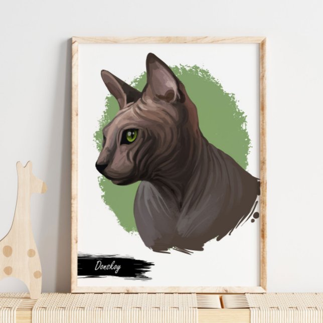 Donskoy Cat Print | Cat Wall Print Poster (Von Creator hochgeladen)