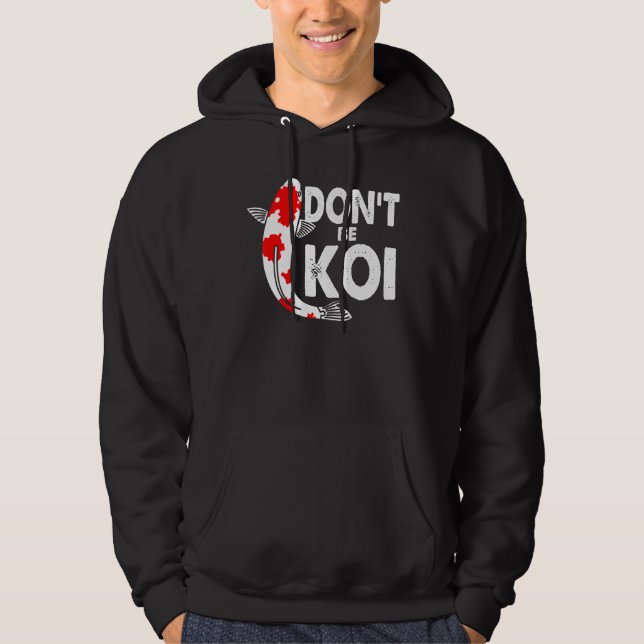 Dont be a Koi Fishkeeping Koi Carp Japanischer Q Hoodie (Vorderseite)