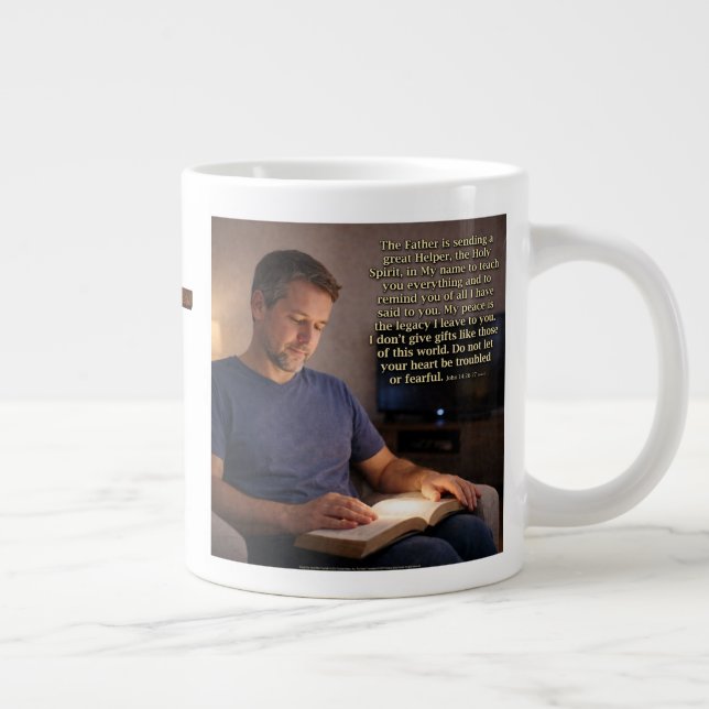 Don't be troubled Jumbo-Tasse (Rechts)