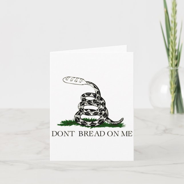Dont Bread On Me  Karte (Vorderseite)