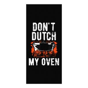 Dont Dutch My Oven - Funny Grill und GRILLEN Werbekarte