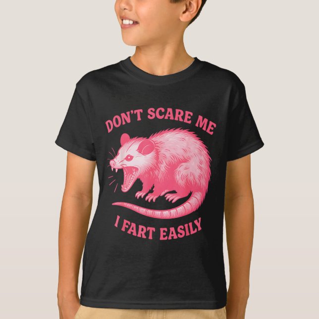 Don't E Me I Fart Easily Funny Sarcastic Humor Hil T-Shirt (Vorderseite)