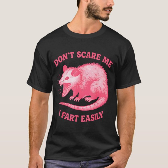 Don't E Me I Fart Easily Funny Sarcastic Humor Hil T-Shirt (Vorderseite)