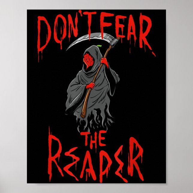Dont Fear The Carolina Reaper Design  Poster (Vorne)