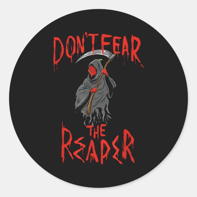 Dont Fear The Carolina Reaper Design  Runder Aufkleber (Vorderseite)