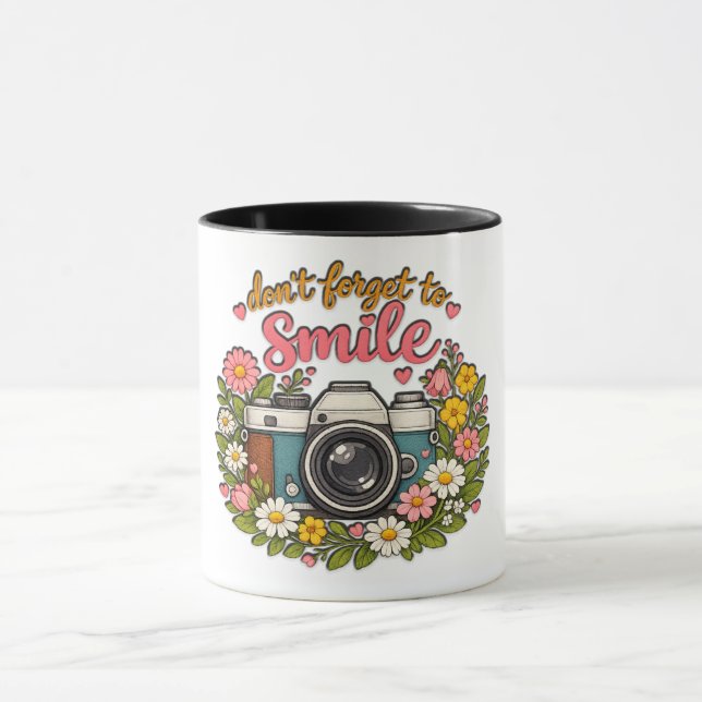 Don't Forget To Smile Tasse (Zentrum)