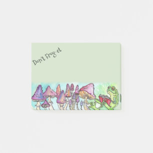 Don't Frog-et Storybook frog lesen Post-it Klebezettel