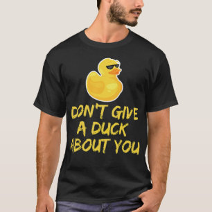 Dont geben an Duck Meme Duck Pun Duck boxer golden T-Shirt