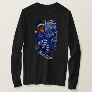 Don't Give One blue2 blk Damen Sweatshirt wte T-Shirt