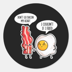 Don't Go Con My Heart - Con Lover Grillen Pork Gri Runder Aufkleber