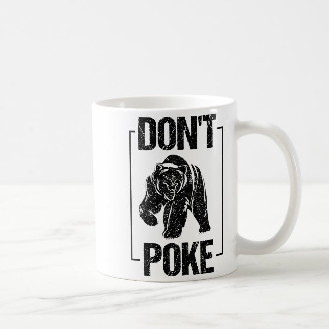 Don't Ke Funny Bear _ Cute Superhero Bear Usa Gift Kaffeetasse (Rechts)