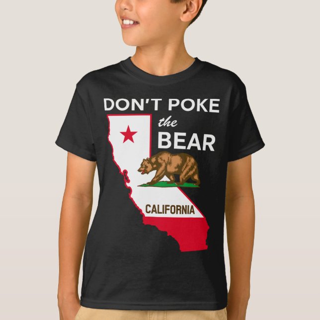 Dont Ke The Bear California Republic Design  T-Shirt (Vorderseite)
