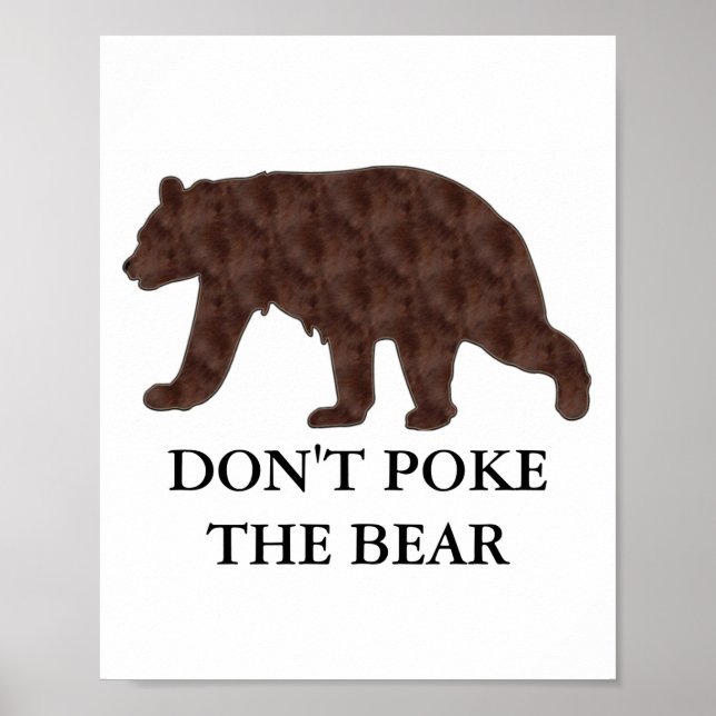 Dont Ke The Bear  Poster (Vorne)