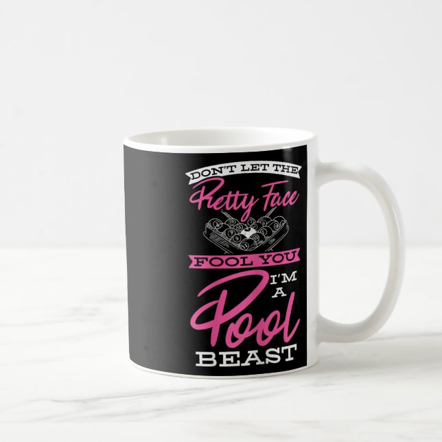 Dont Lass Hübsche Gesichtspflege Sie Pool Beast Bi Kaffeetasse (Rechts)