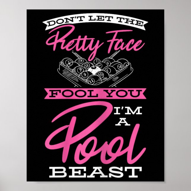 Dont Lass Hübsche Gesichtspflege Sie Pool Beast Bi Poster (Vorne)