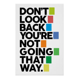 Don't look back poster