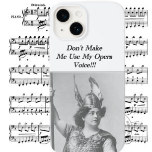 Don't Make me use my Opera voice Case-Mate iPhone 14 Hülle
