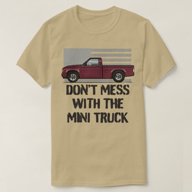 Dont Mess Maroon T-Shirt (Design vorne)