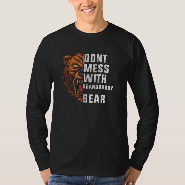 don't mess with Granddaddy bear   autism T-Shirt (Vorderseite)